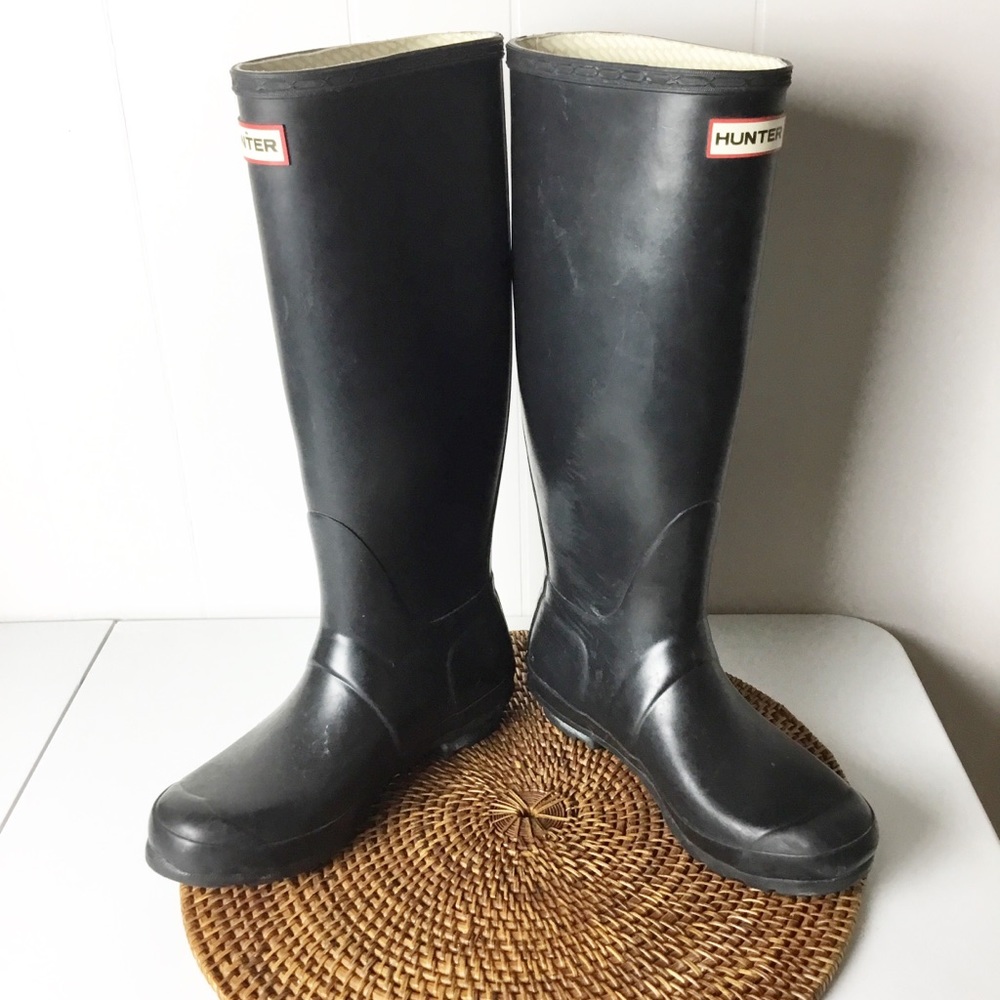 Hunter Black Women's Winter & Rain Boots - Picture 6 of 12